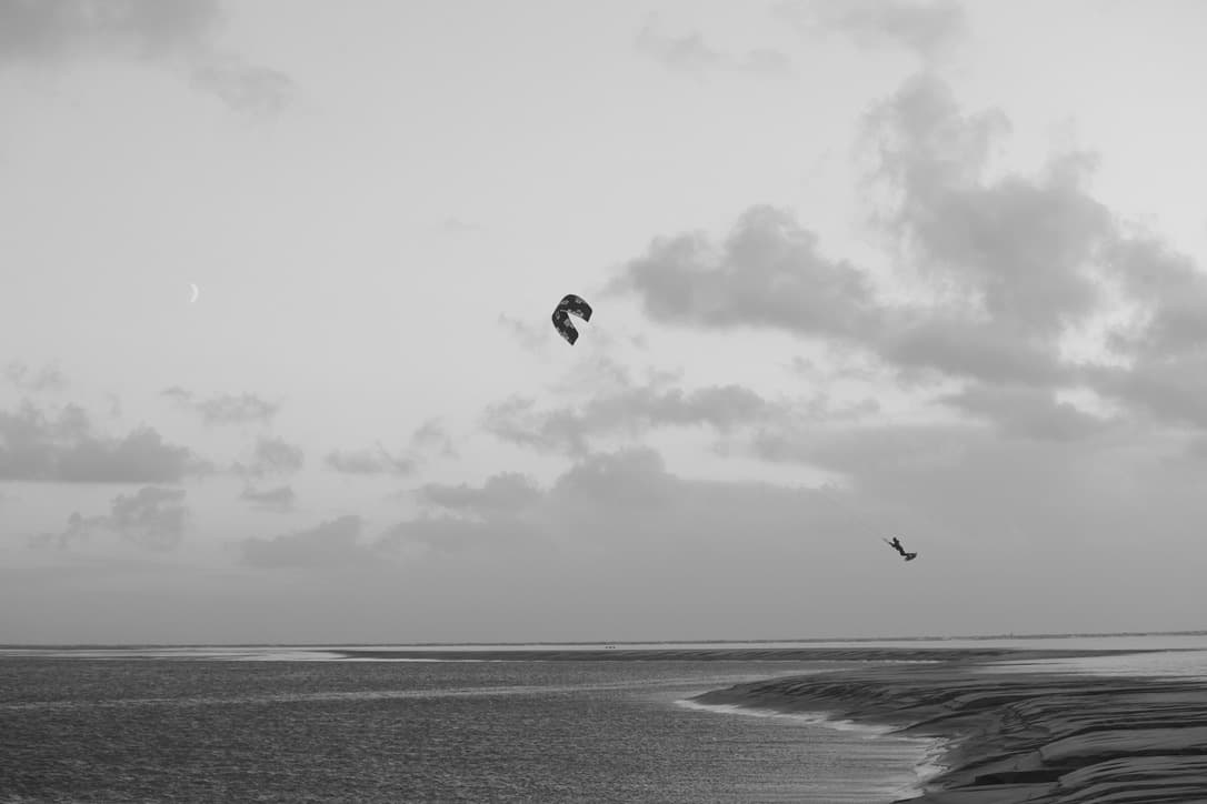 Kitesurfen auf Borkum