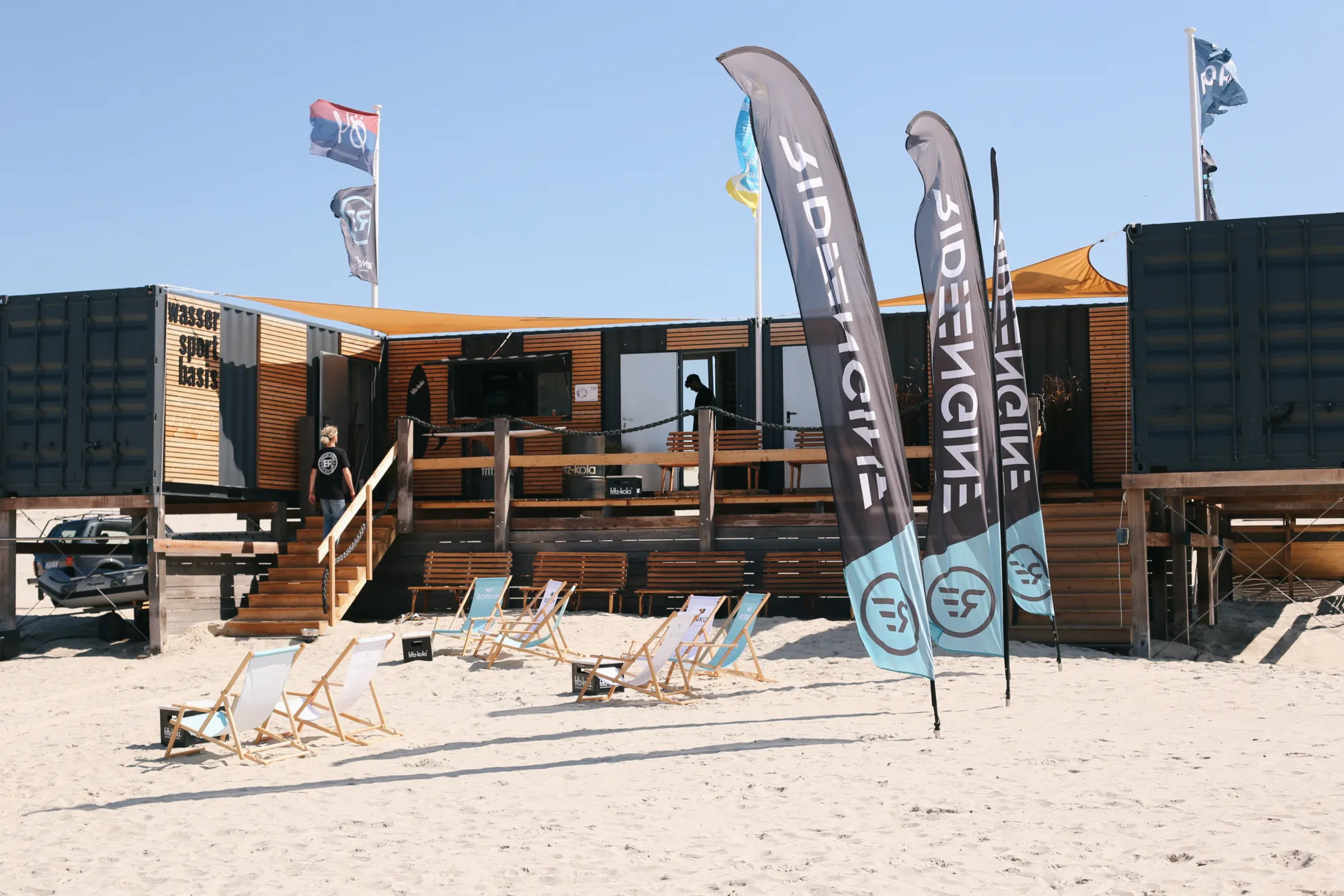 Die ÖY-Station am Nordstrand von Borkum